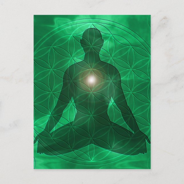 Heart Chakra Anahata Postcard (Front)