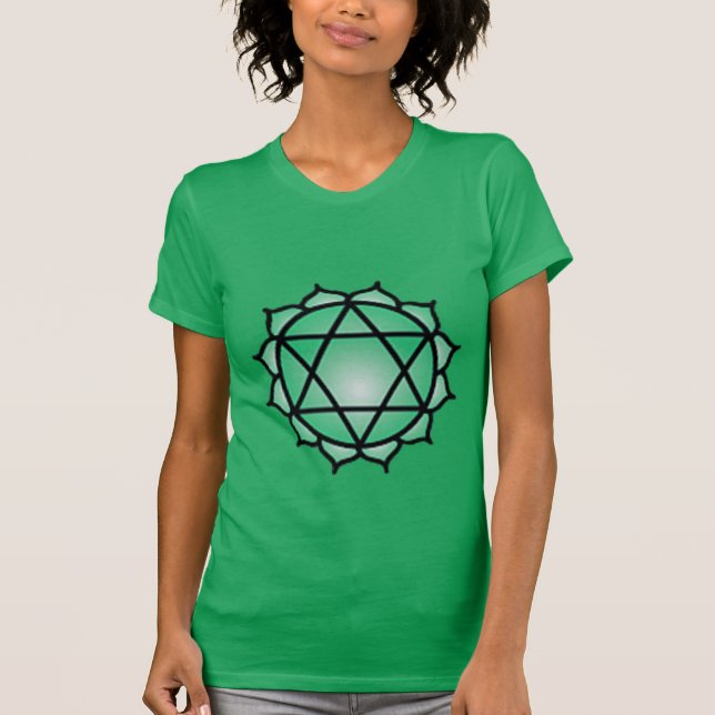 Heart Chakra Balance Bella Canvas Fine Jersey T-Shirt (Front)