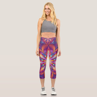 Heart Chakra  Capri Leggings