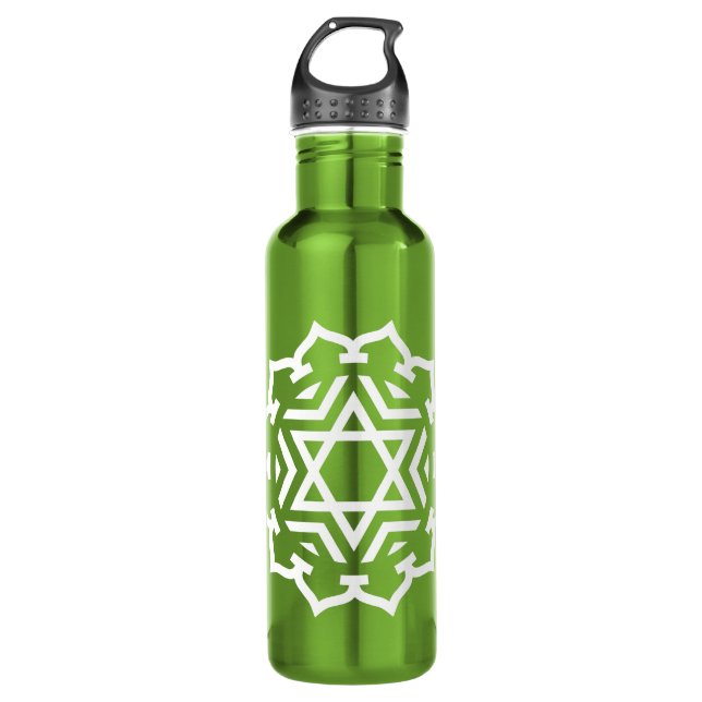 Heart Chakra Energy Stainless Steel Water Bottle (Front)