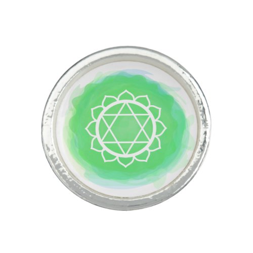  HEART CHAKRA GREEN Intention Ring