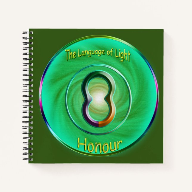 Heart Chakra - Honor power Notebook (Front)