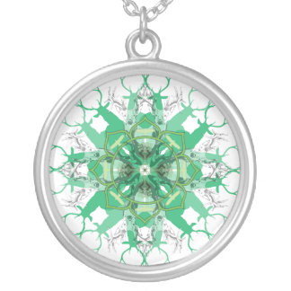 Heart Chakra Silver Plated Necklace