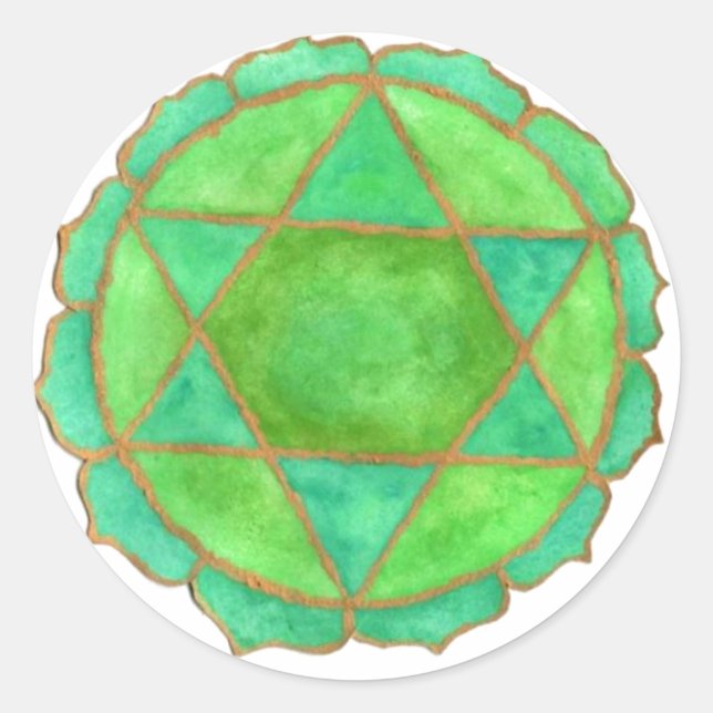 Heart Chakra Sticker (Front)