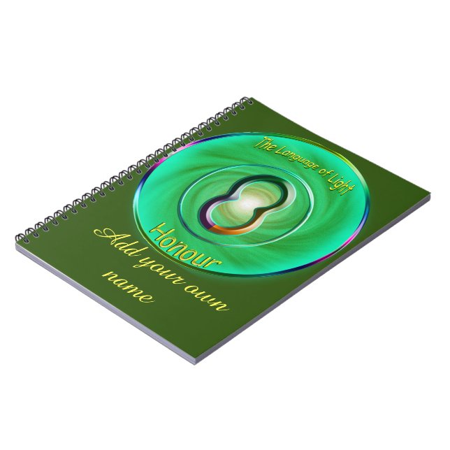 Heart Chakra - Symbol of Honor Notebook (Left Side)