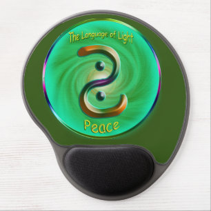 Heart Chakra - the Symbol of Peace Gel Mouse Pad