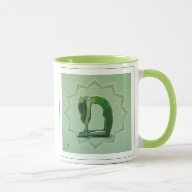 Heart Chakra/Yoga Mug (Right)