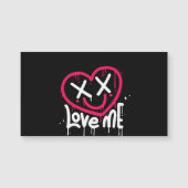 heart character with dead eyes and smile sprayed (Front)