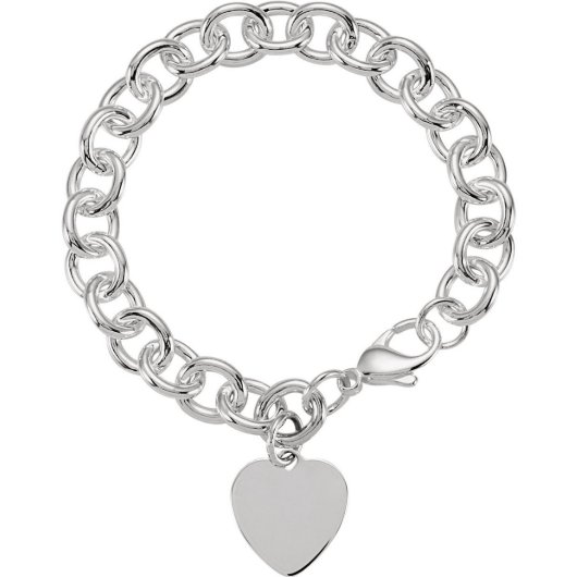 Heart Charm Bracelet (Front)