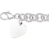 Heart Charm Bracelet (Front)