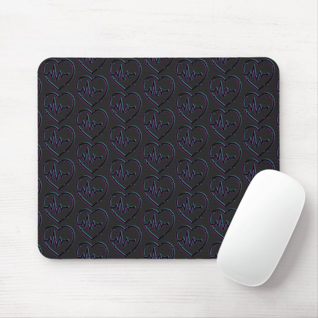 Heart Check Mousepad (With Mouse)