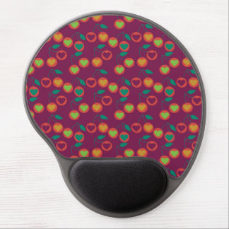 heart cherries magenta gel mouse pad