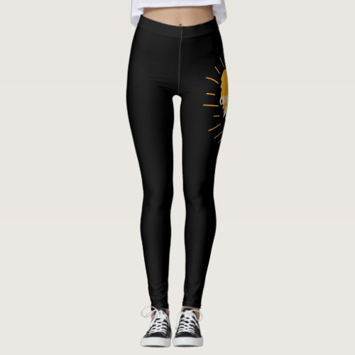 Heart Childhood Cancer Awareness Leggings