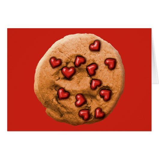 Heart Chip Cookie Cards (Front Horizontal)