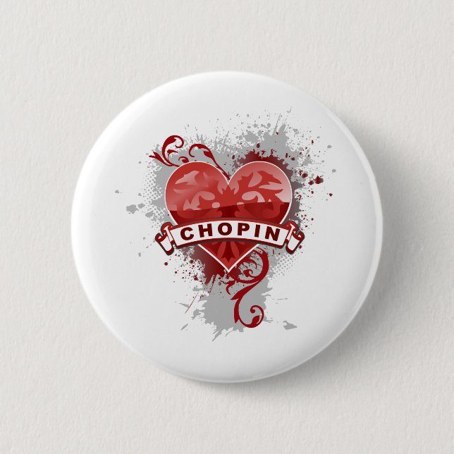 Heart Chopin Button (Front)