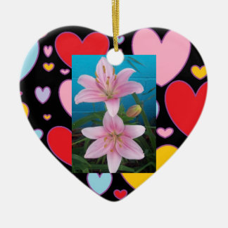 Heart Christmas Orniment Ceramic Ornament