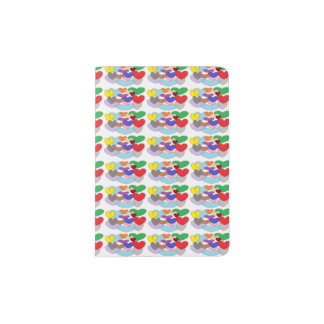 Heart cloud high tops passport holder