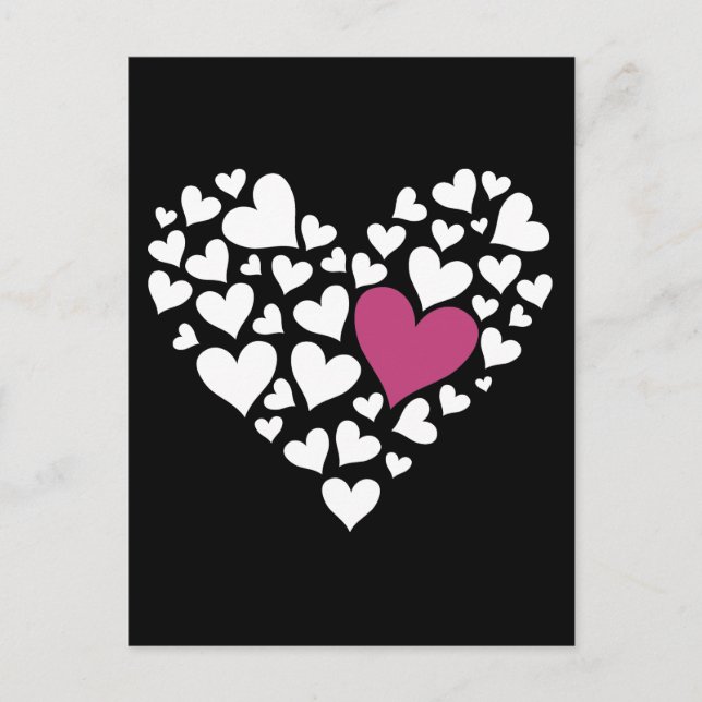 Heart Cloud Postcard (Front)