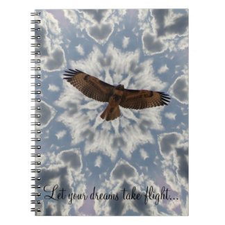 Heart Cloud Red Tailed Hawk Dream Journal