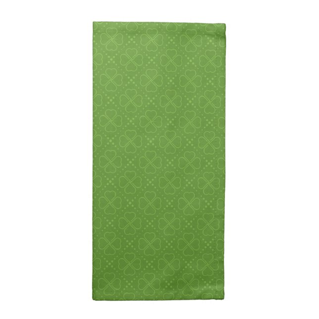 Heart Clover Pattern Cloth Napkin (Half Fold)