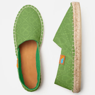 Heart Clover Pattern Espadrilles
