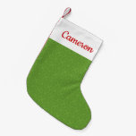 Heart Clover Pattern Small Christmas Stocking