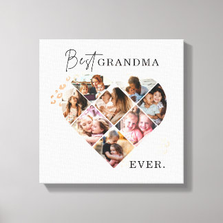 Heart Collage Canvas Print