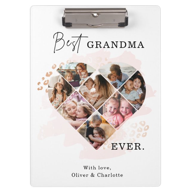 Heart Collage Clipboard (Front)