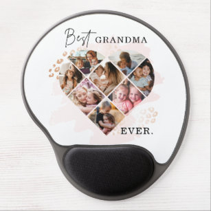 Heart Collage Gel Mouse Pad