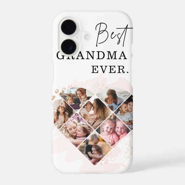 Heart Collage Iphone Case (Back)