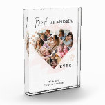 Heart Collage Photo Block<br><div class="desc">❤ BEST GRANDMA GIFTS - A simple, gift for grandma, ❤ GREAT GIFTS FOR ANY OCCASION - They can be great for Mothers Day gifts for grandma, make stellar 50th 55th 60th 70th 80th birthday gifts for grandma, Christmas gifts for grandma, grandma retirement gifts, grandmother anniversary gifts, "Just because, "...</div>