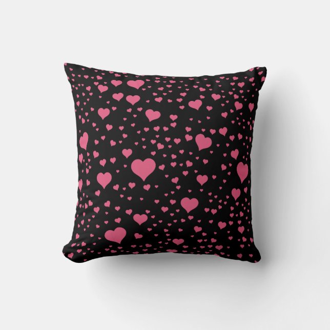 HEART CONFETTI THROW PILLOW (Front)
