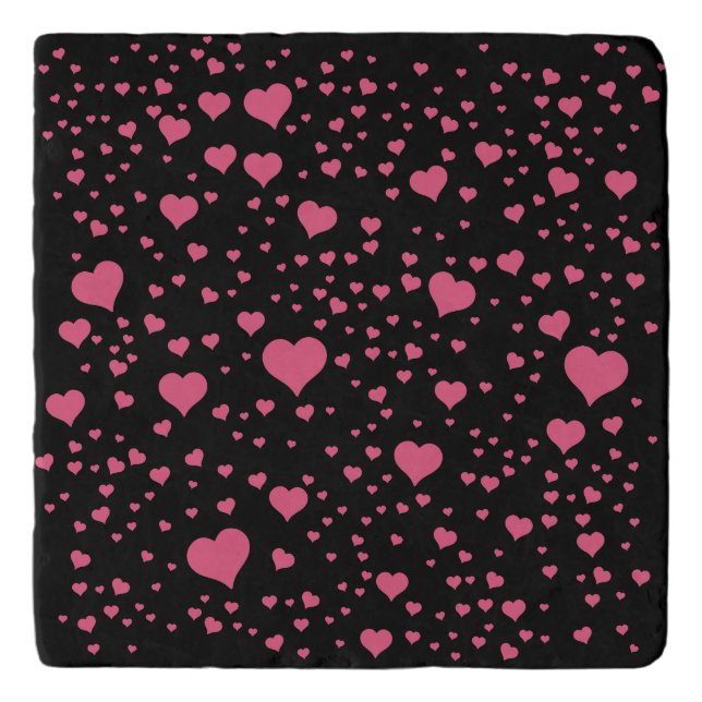 HEART CONFETTI TRIVET (Front)