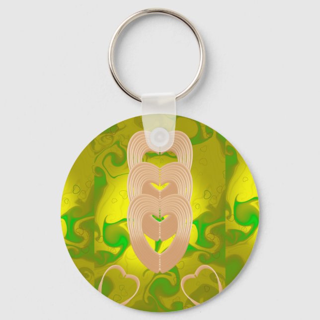  heart connection keychain (Front)