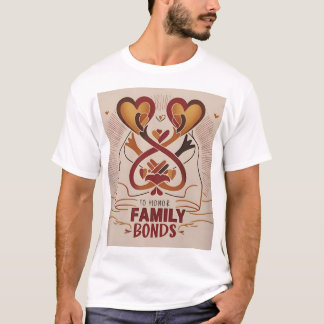 Heart Connections T-Shirt: Celebrating Family Bond T-Shirt