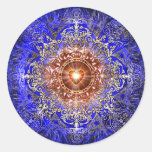 Heart Constellation Classic Round Sticker