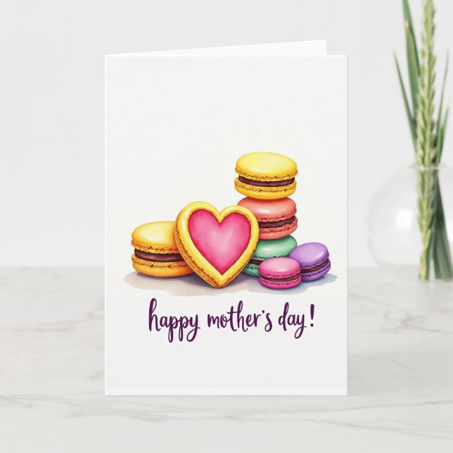 Heart Cookie Mothers Day Card (Front)