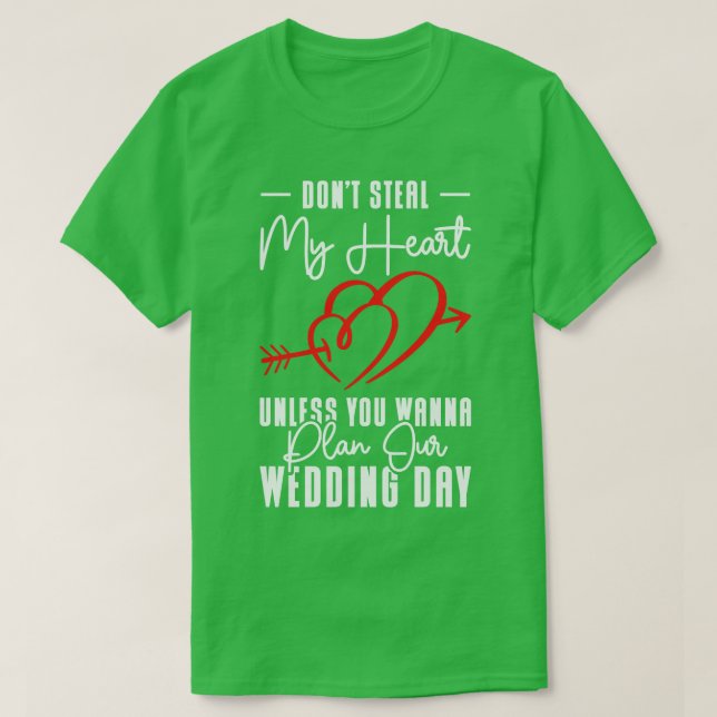 Heart Couple Wedding Relationship Romance Quotes  T-Shirt (Design Front)