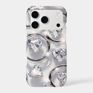 Heart Crystal Ring iPhone Case Y2K Bling