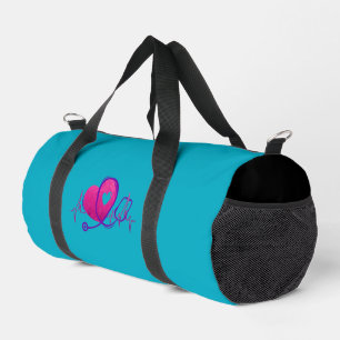 Heart Curve With Medical Stethoscope 2 Duffle Bag