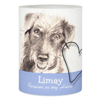 Heart  Custom Pet Memorial Candle