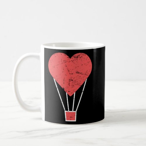 Heart Cute Hot Air Balloon  Coffee Mug