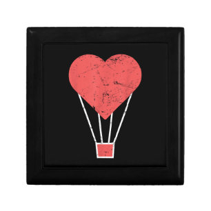 Heart  Cute Hot Air Balloon Gift Box