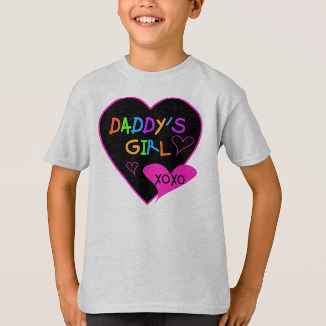 Heart Daddy's Girl T Shirts and Gifts (Front)