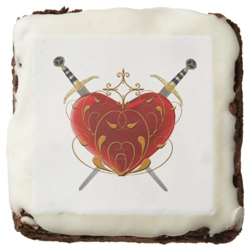 Heart  Daggers Brownies