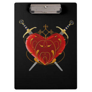 Heart & Daggers Clipboard