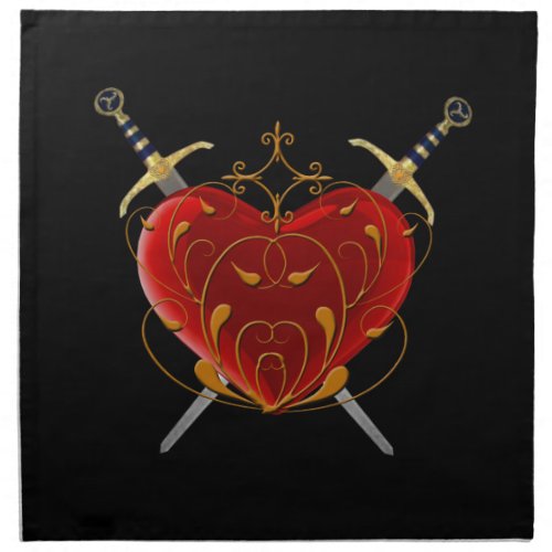 Heart  Daggers Napkins