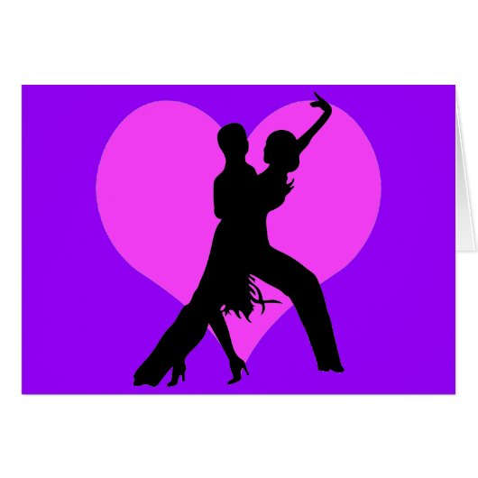 Heart dance cards (Front Horizontal)