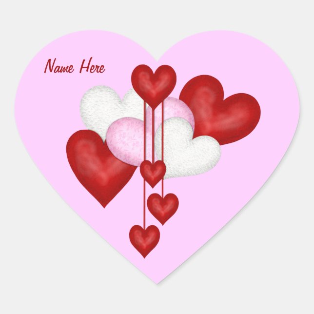 Heart Decor Sticker (Front)