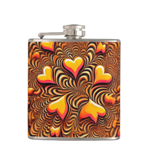 Heart Design Flask
